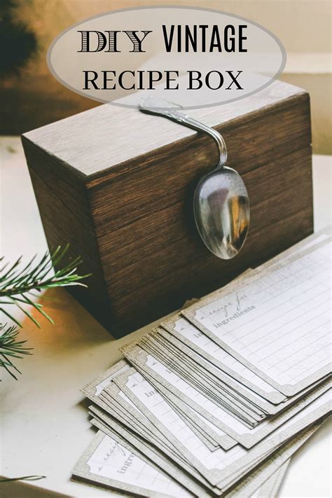 homemade recipe box ideas